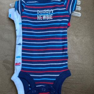 Newborn size onesies